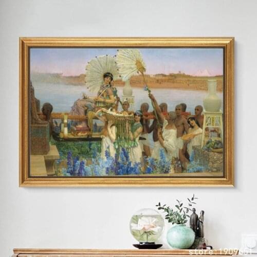 No frame classical palace figures girl sedan chair canvas printings oil painting printed on cotton wall art decoration picture