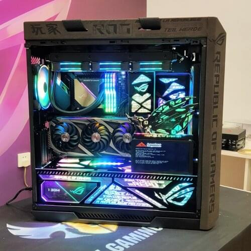 ASUS ROG Strix Helios GX601 power supply of PC case warehouse customized sideboard panel customized 5v 3PIN connector