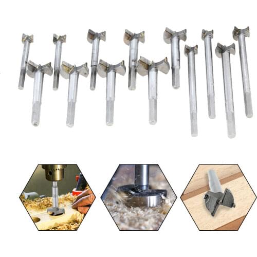 1pcs 16mm-60mm Forstner Stainless steel Woodworking tools Hole Saw Cutter Wood Cutter Tools Set