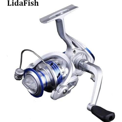 LIDAFISH Brand LA2000-7000 Series Spinning Fishing Reel 5.2:1 Gear Ratio Metal Spool Fishing Coil