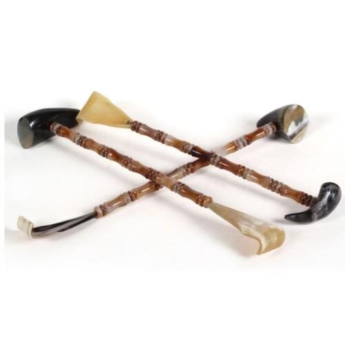 35*9*5cm Natural Horn beat meridian patted back massage tap neck massage stick patted hammer health massage hammer