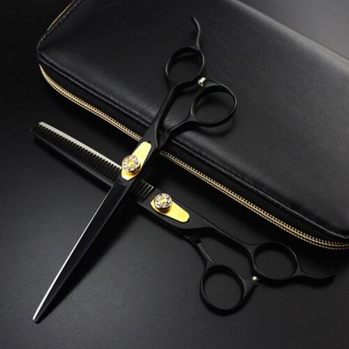 Professional Japan steel 7 inch Pet dog grooming hair scissors set dog Cutting Barber pet Thinning shears Hairdressing Scissors