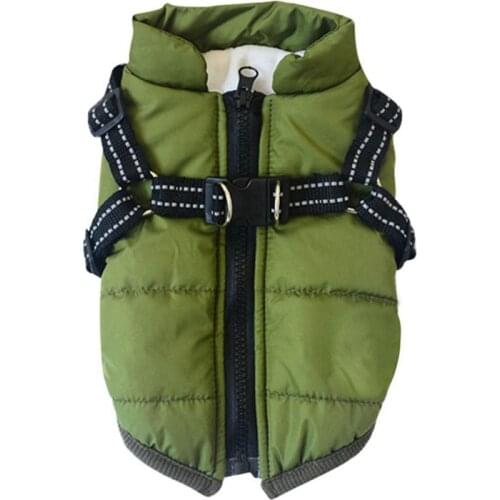 Dog Clothing Outfit Vest Pet Dog Vest Jacket Dog Clothes French Bulldog Pet Warm Waterproof Jacket Coat