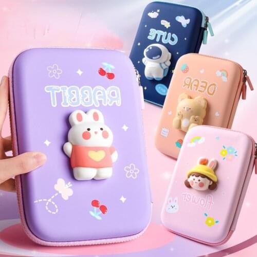 Unicorn Kawaii Pencil Case Pencil Box Cute Large Capacity Multifunctiona Pencilcase Pen Case School Supplies For Girls Boy