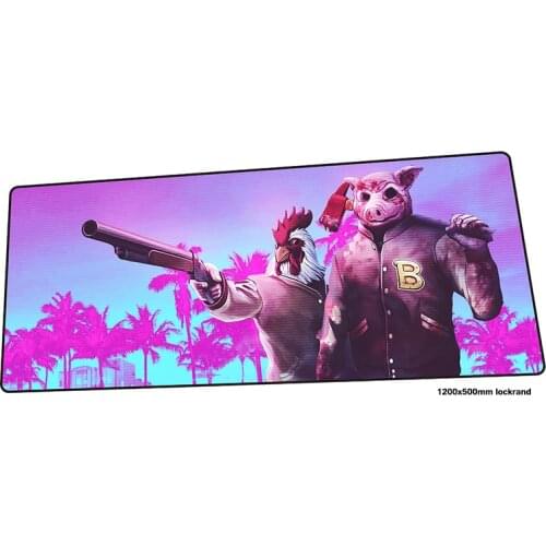 Hotline miami mouse pad gamer Professional 120x50cm notbook mouse mat gaming mousepad Domineering pad mouse PC desk padmouse