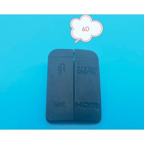 NEW USB/HDMI DC IN/VIDEO OUT Rubber Door Bottom Cover For Canon 6D 5D 5D2 5D3 40D 50D Digital Camera Repair Part