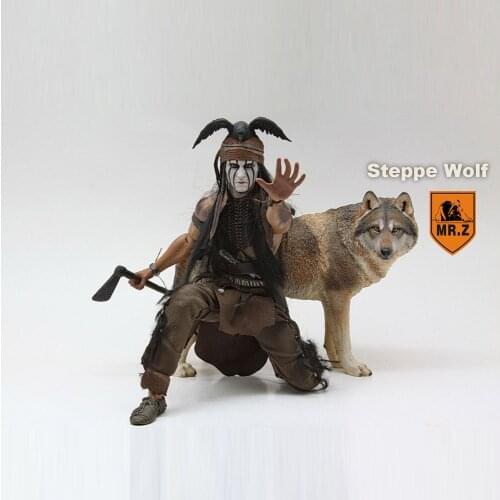 Soldier element Soldier Element 1/6 Soldier Scene Accessories Prairie Wolf Animal Model Set