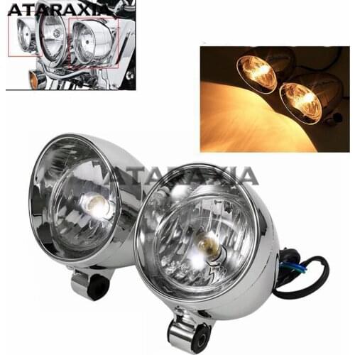 10W 12V Universal Motorcycle Headlights Motorbike Retro Bullet Fog Light Auxiliary Light for Harley Kawasaki Yamaha Motorbike