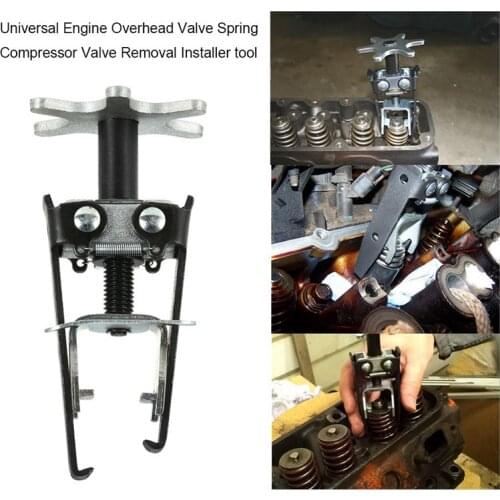 Universal Engine Overhead Valve Spring Compressor Valve Remover Installer tool Universal Carbon Steel Auto Accessories