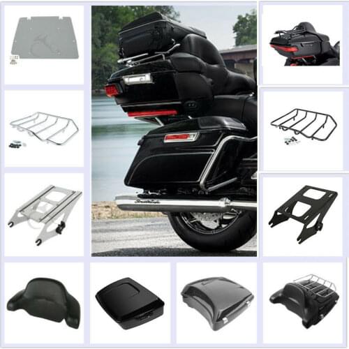 Motorcycle King Pack Trunk Luggage Rack Top Rail For Harley Tour Pak Touring Road Electra Street Glide FLHR FLTRXS 2014-2020
