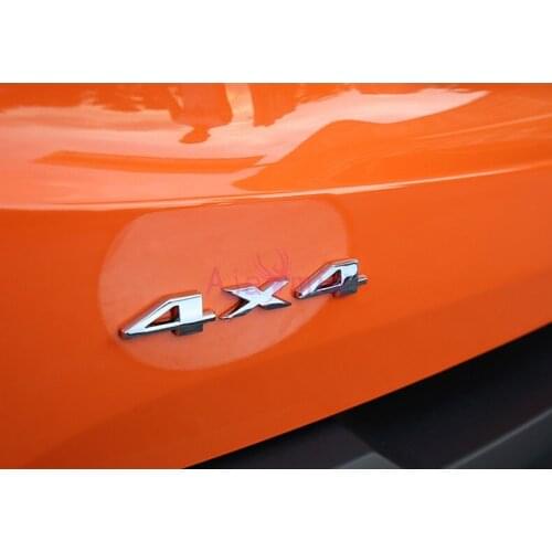 4X4 Metal Emblem For Jeep Renegade Compass Grand Cherokee Ford F150 SUV UniversalStailess Steel Car Styling Accessories