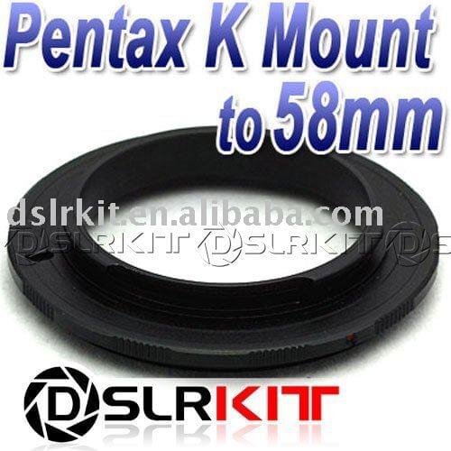 58mm Macro Reverse Adapter Ring for Pentax K PK Mount