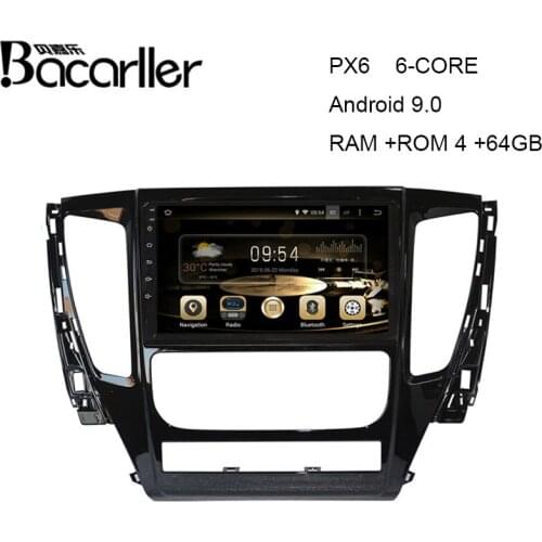 9 inch full touch screen car radio multimedia for Mitsubishi Pajero 2016-/L200 with gps navigation system