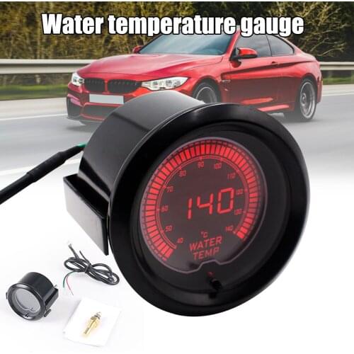 Car Universal Water Temperature Gauge Racing Auto 7 Colors Vehicle Modification Parts Tool Car Styling