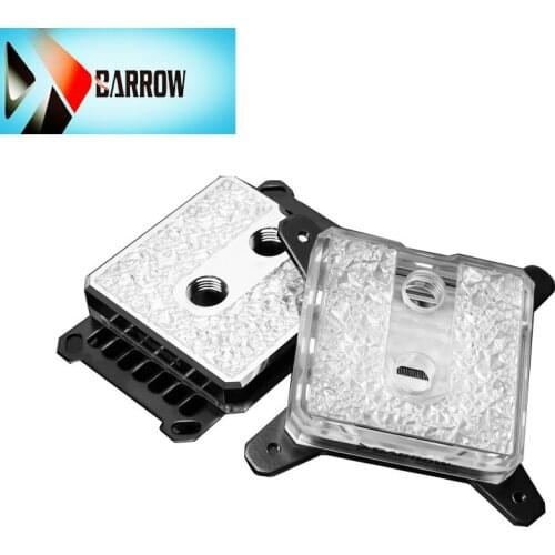 Barrow CPUwater Block For INTEL Socket LGA 115x 1150 1151 1155 1156 Processor Coolant Device,ARGB Brass,Acrylic LTIFH-04cooler