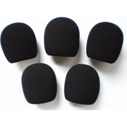 FREE Shipping 5pcs/LOT BLACK Microphone Grill Foam Cover Mic Shield windscreen Holder Highquality