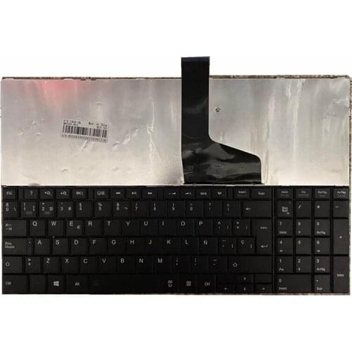 Black, SP Layout Laptop Keyboard for Toshiba C850 C855D C850D C855 C870 C870D C875 C875D SP