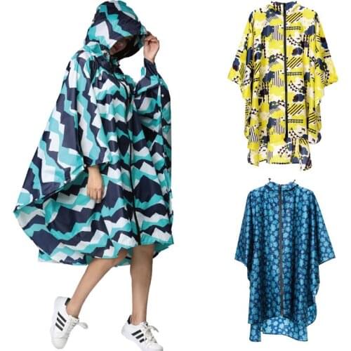 Colorful Waterproof Raincoat Poncho Backpack Jacket Women Rain Gear Unisex Outdoor Travel Hooded Womens Raincoat Rain B70