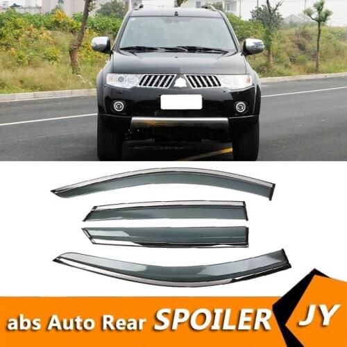 For Mitsubishi Pajero Sport 2011 Window Visor Vent Shades Sun Rain Deflector Guard For Pajero Sport Auto Accessories 4PCS/SET