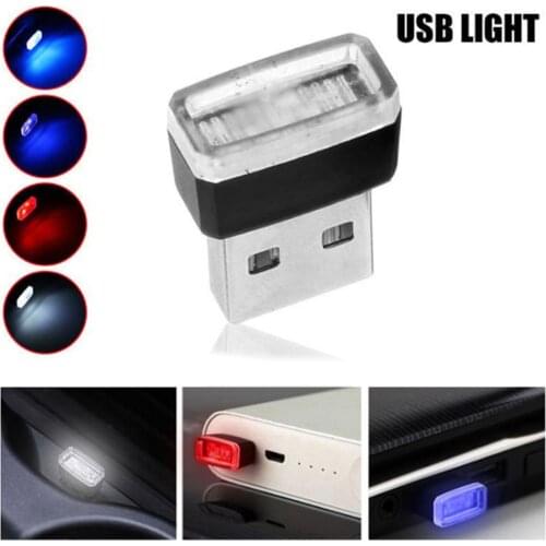 Mini LED Car Light Auto Interior Atmosphere Light USB Plug and Play Decor Lamp Emergency Light Interior Car Accessories