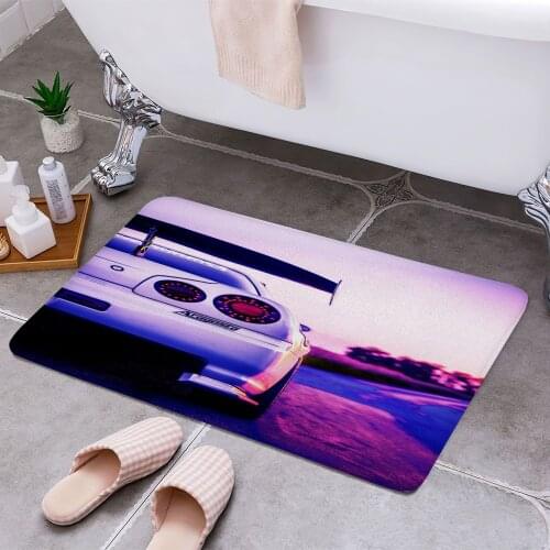 Racing speed blueprint Carpet Areas Rug Non-slip Floor Mat Rug 3D Printing Living Room Bedroom Door Mat Home Decoration