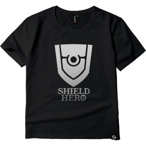 Tate no Yuusha no Nariagari cotton Tshirt for men women tops tees short sleeve The Rise of the Shield printed Tshirt o-neck top