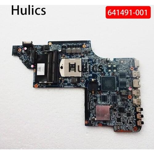 Hulics Original For HP pavilion DV6 DV6-6000 laptop motherboard DDR3 641491-001 641491-501 mainboard 641491-601DDR3 main board