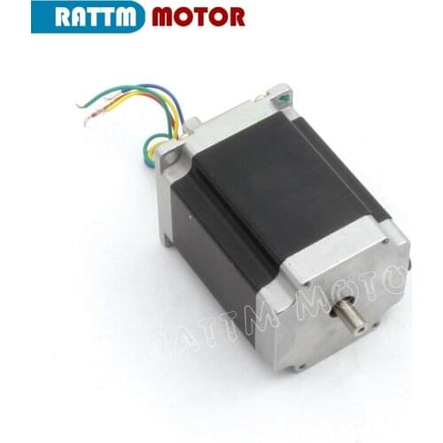 NEMA23 stepper motor 270Oz-in Dual shaft 3A 76mm length 4 Leads for 3D printer / CNC Router Engraving Milling Cutting Machine