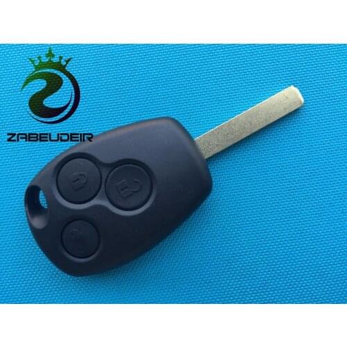 20Pcs/Lot Of New Replacement 2/3 Buttons Remote Key Blank Case Shell With Blade Keyless For Renault No Logo Car Accessories Auto