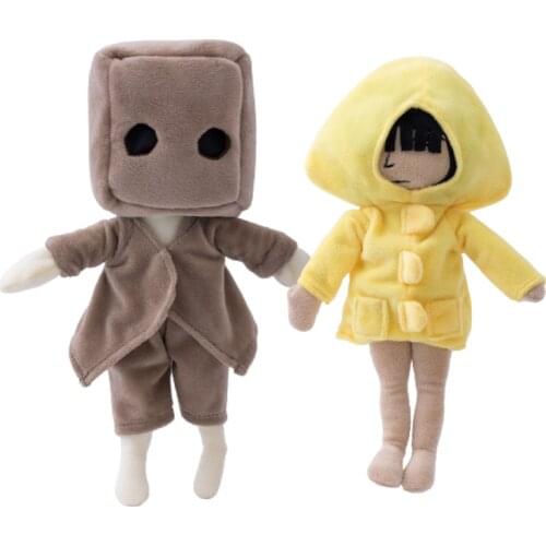 New 30cm Little Nightmares Plush Toys Six Girl Mini Plush Stuffed Doll Toy For Game Fans Kids Birthday Collection Gifts