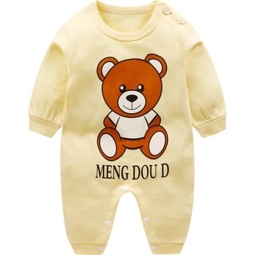 Newborn baby clothes 100% Cotton Long Sleeve Spring Autumn Baby Rompers Soft Infant Clothing toddler baby boy girl jumpsuits