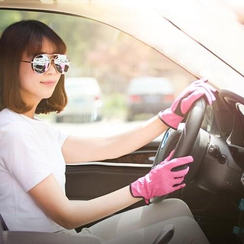 OhSunny Summer Anti Slip Sunscreen UPF 50+ Patchwork New Tech Honeycomb Fabric Breathable Soft Easy Dry Outdoor Cycling Driving