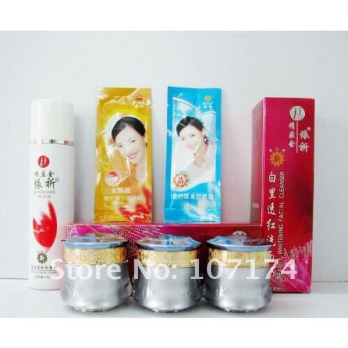 Original New product YiQi Beauty Whitening cream 2+1 Effective In 7 days Facial cleanser Purple cap