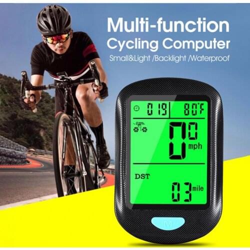 Accurate Speed Practical Wireless Bicycle Computer PVC Bike Code Table High Brightness for Bikes