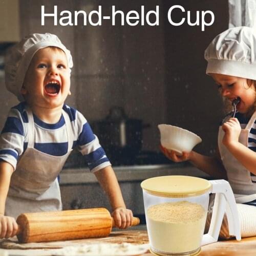 Handheld Flour Sifter Food Grade PP Sieve Cup Powder Baking Pastry Tools DIY Wheat Cake Flour Sifter/Shakers