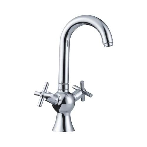 X9537K1 Hot and Cold Water Mixer Chrome Finish Brass Basin Tap