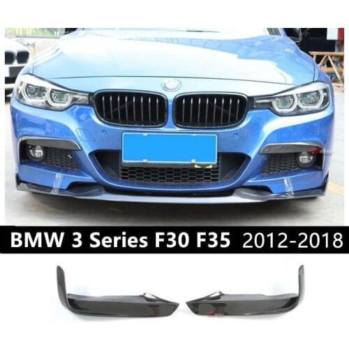 For BMW 3 Series F30 F35 2012-2018 Front Lip Spoiler Grill Bumper Diffuser Spoilers High Quality Carbon Fiber Accessories