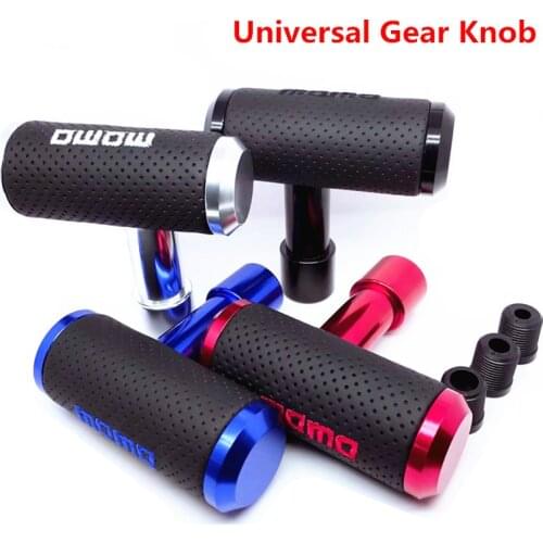 Airplane T Shape Universal Car Gear Shift Knob Long Aluminum Manual Automatic GearShift GearShifter Stick Lever Pen POMO AT MT