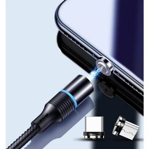 Magnetic absorption data line usb magnetic absorption one drag three fast charging line applicable to apple data line three