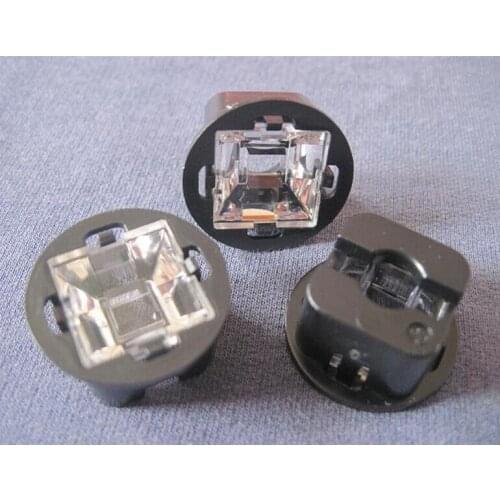 #AHI-24 High quality Infrared Lens, Lens Size: 15.2X15.2mm, With Holder Diameter: 24mm, Degree 90, Clean surface, PMMA