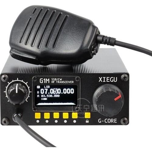 XIEGU G1M G-Core SDR SSB/CW/AM 0.5-30MHz Moblie SDR Radio HF Transceiver Ham Radio QRP