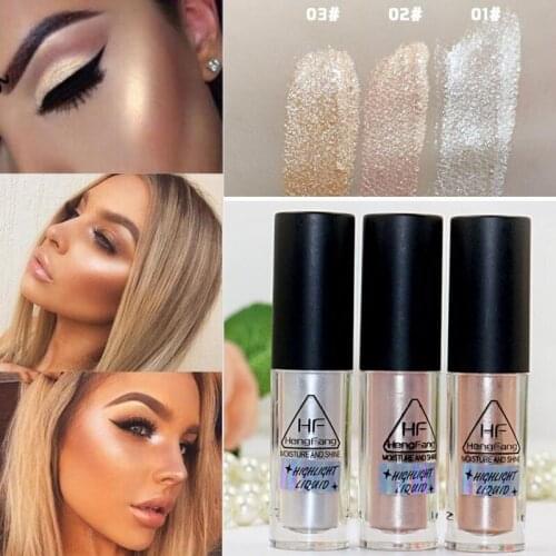 Women Makeup Highlighter Face Contouring Makeup Brightener Concealer Liquid Highlighter Primer Bronzer Face Glow Cosmetics