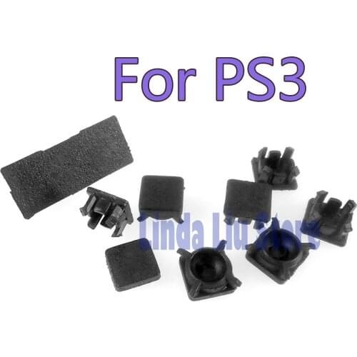 1set/lot For PS3 slim 9 in 1 Screw Rubber Plug Boot Fat Model FOR Playstation 3 2000 3000 Full set dust plug cover