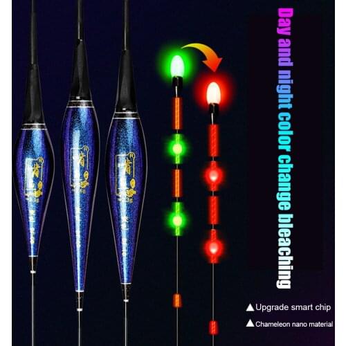 1Pcs Fishing Floats Buoy Fishing Electric Night Light Stick Floats Fluctuate Multi-size Color float buoy For Fishing Accessorie