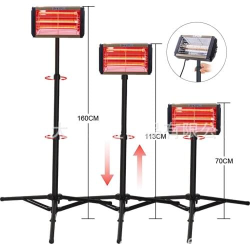 1000W Quick Drying Handheld Short Waved Infrared Car Paint Lamp DT-SC-Z1