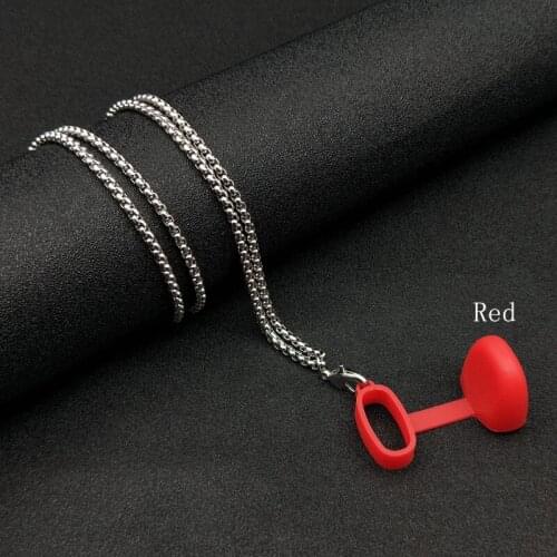 20pcs/lot Decoration necklace stainless steel lanyard vapeband cap cover for nfix zero nord novo 2 rpm40 80 vinci x uwell