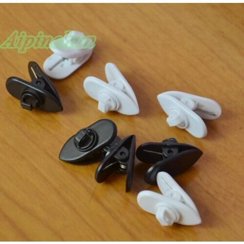 Aipinchun 100Pcs/Lot Rotatable 360 Degree Anti-Winding Clip Clamp Nip Holder For MP3 Headphone Line Earphone Cord Wire Cable