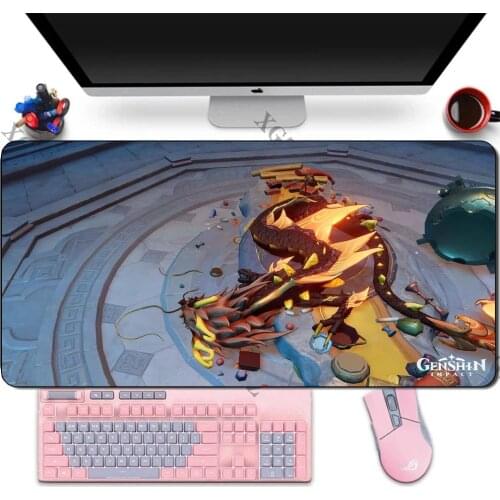 XGZ Dark Souls Mouse Accessories Keyboard Gamers Desktop Mouse Game Pad 90x40cm Computer Game Mouse Pad Xxl Yuanshen Impact