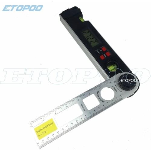 Digital Angle Finder 0-270 degree Gauge Protractor Ruler Miltre Angle Finder With dual Spirit Level inclinometer
