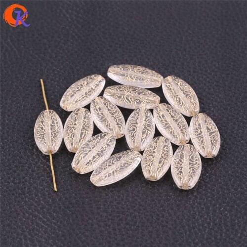 Cordial Design 15x28mm 350pcs/lot (Design As Shown) Clear With Antique Acrylic Oval Shape Beads For Japanese Jewelry Making